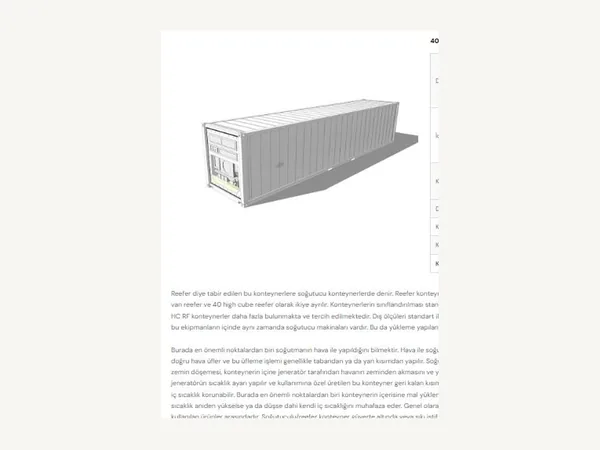 40′ HC Reefer Konteyner